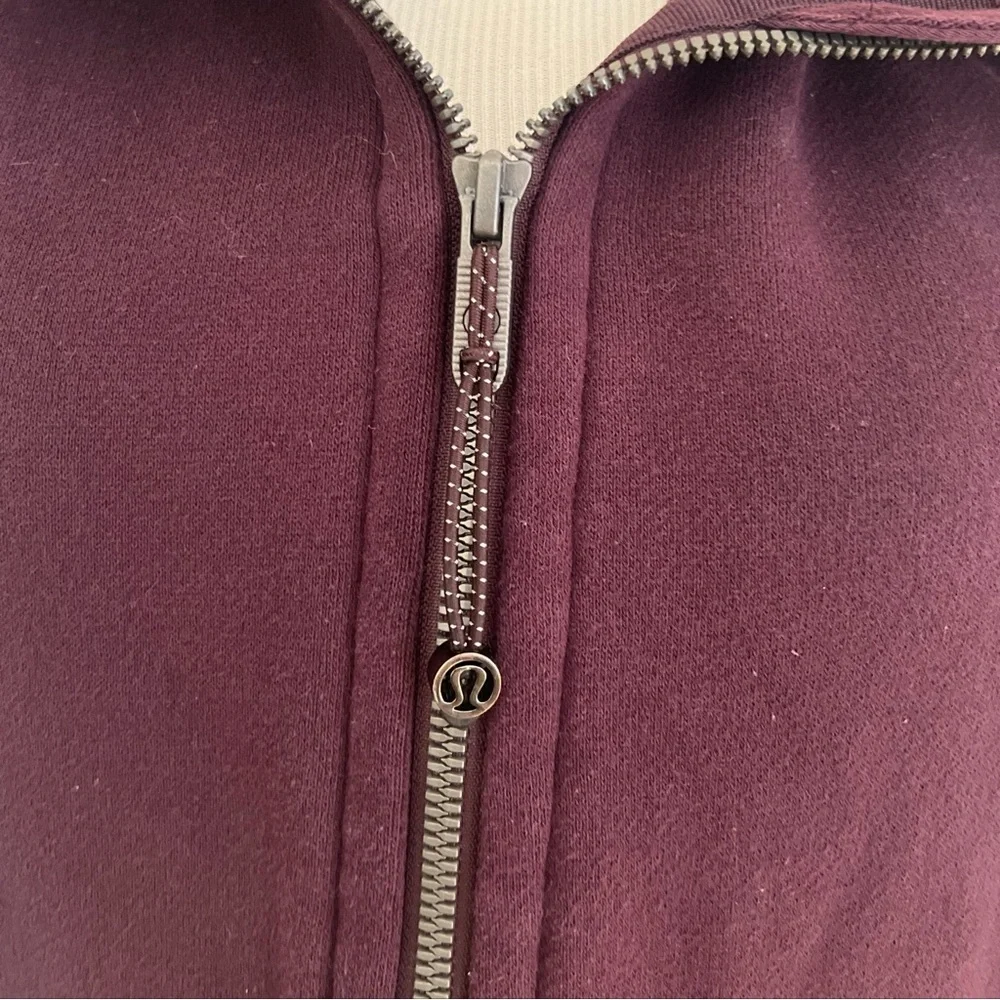SOLD ❤️ Lululemon Black Cherry Scuba Hoodie 8/M - Picture 11 of 12